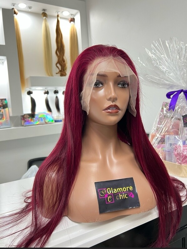 Burgundy Peruvian Frontal