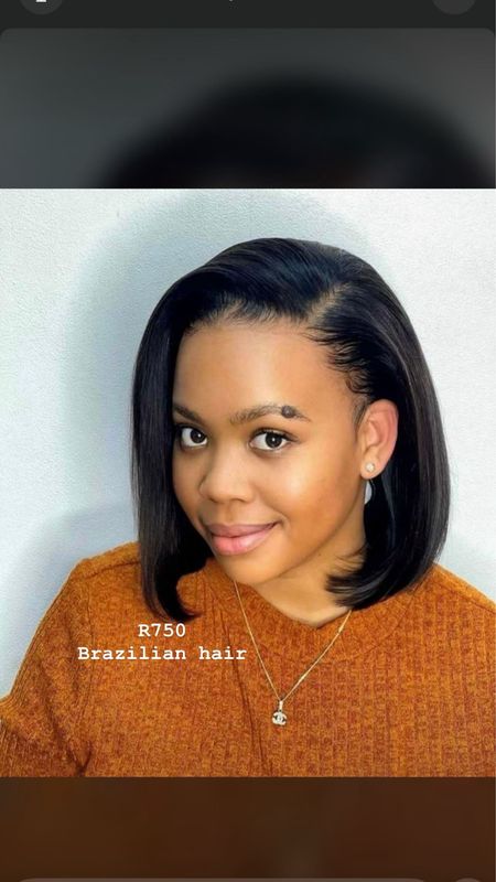 8 inch Brazilian Bob