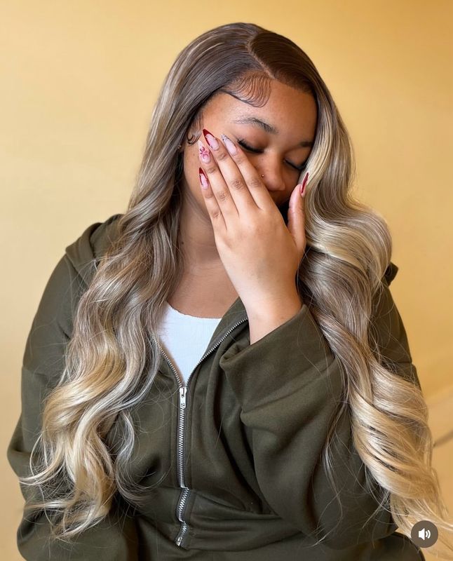 Brown Glam Wavy