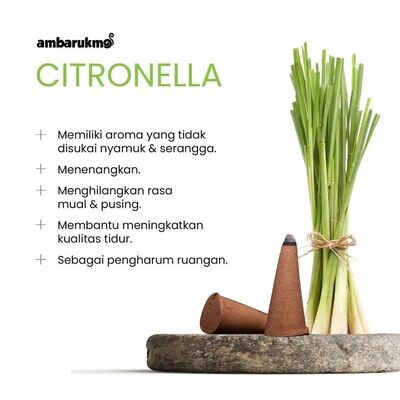 Dupa Krucut Aromaterapi Citronella