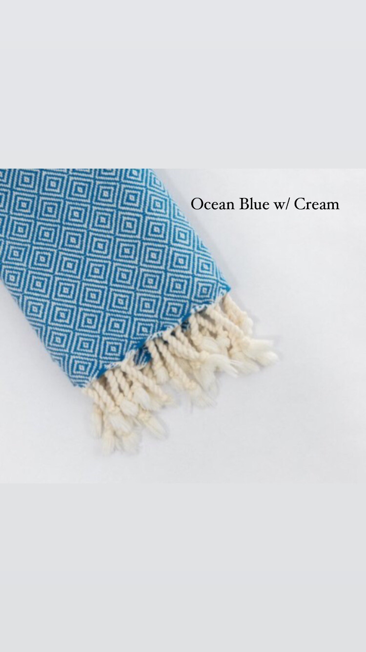 Mandalina Luxe Organic Diamond Hand Towel