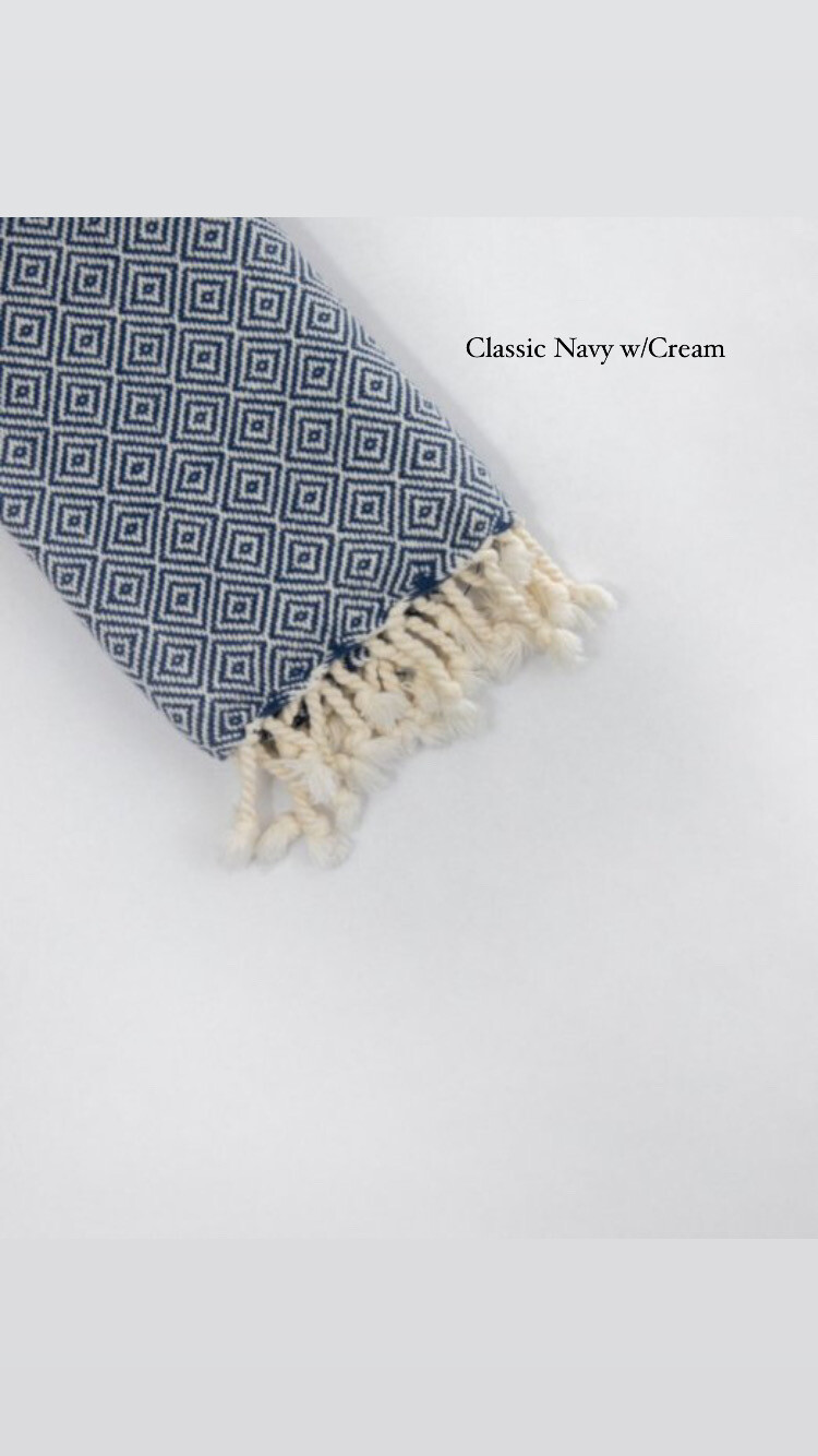 Mandalina Luxe Organic Diamond Hand Towel
