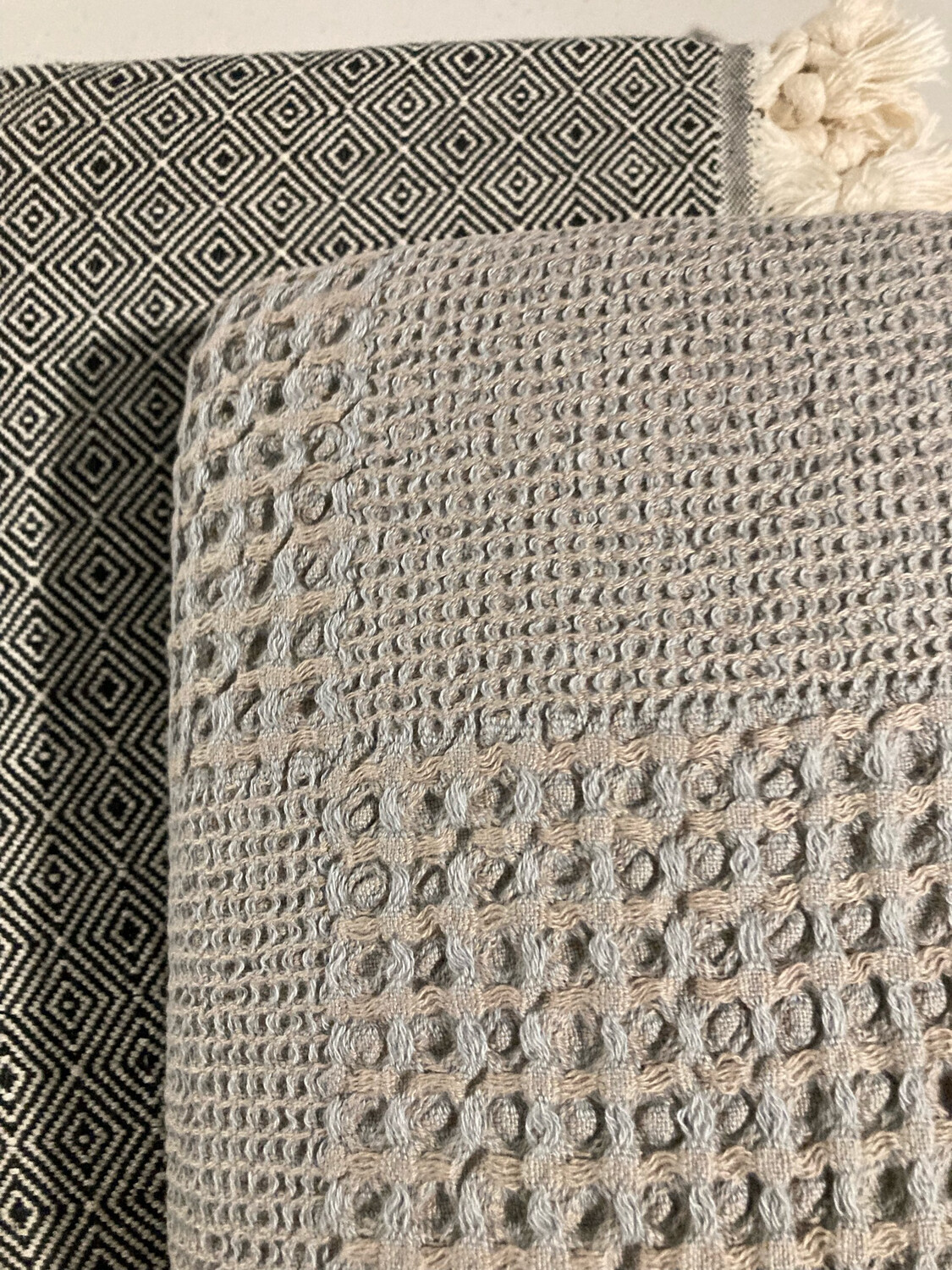 Contemporary Waffle Throw