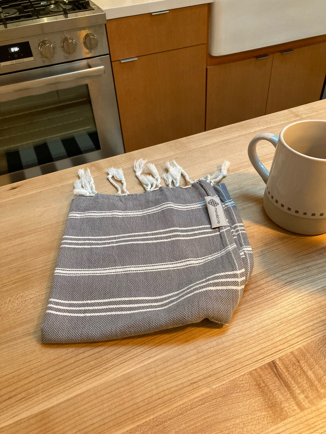 Everyday Stripe Turkish Hand Towel