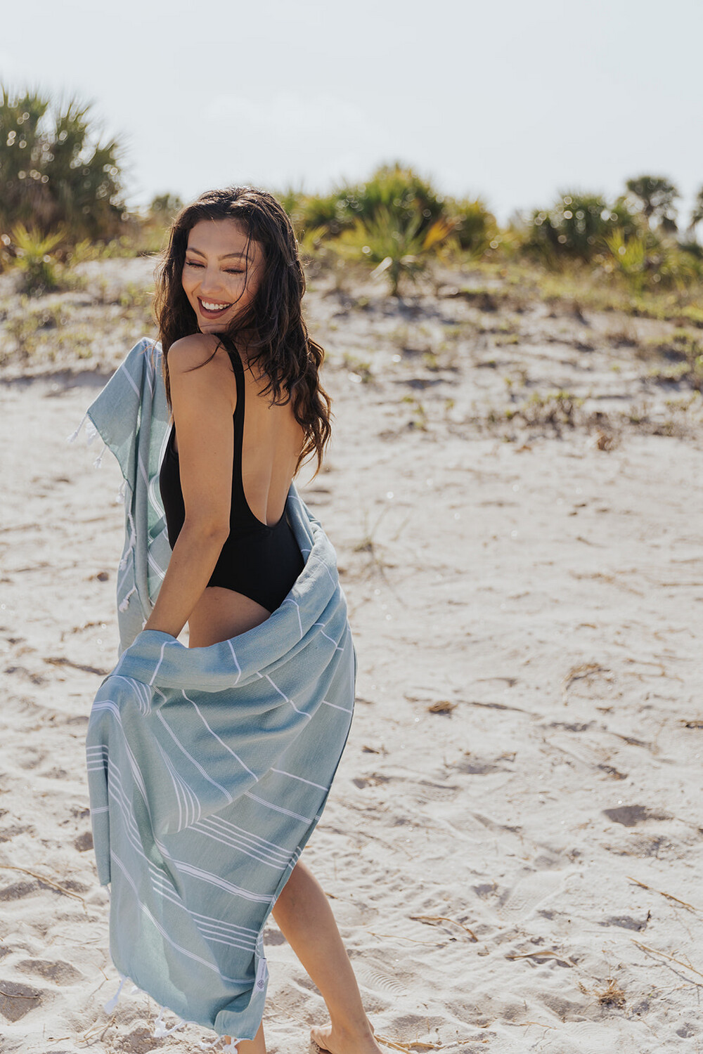 Mandalina Traditional Beach /Thin Stripe Bath &amp; Beach Towel