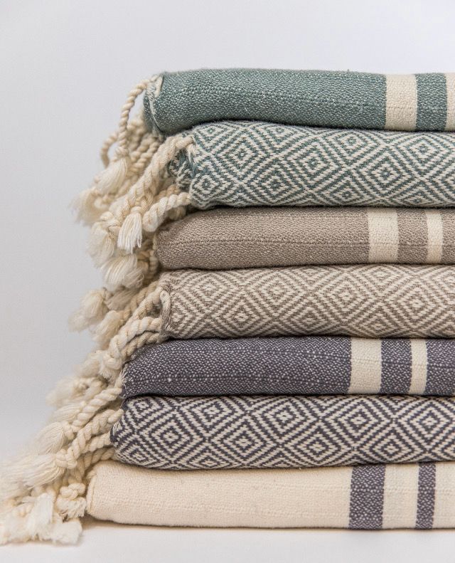 Mandalina Luxe Natural Stripe Bath Sheet/Towel (Organic Cotton)