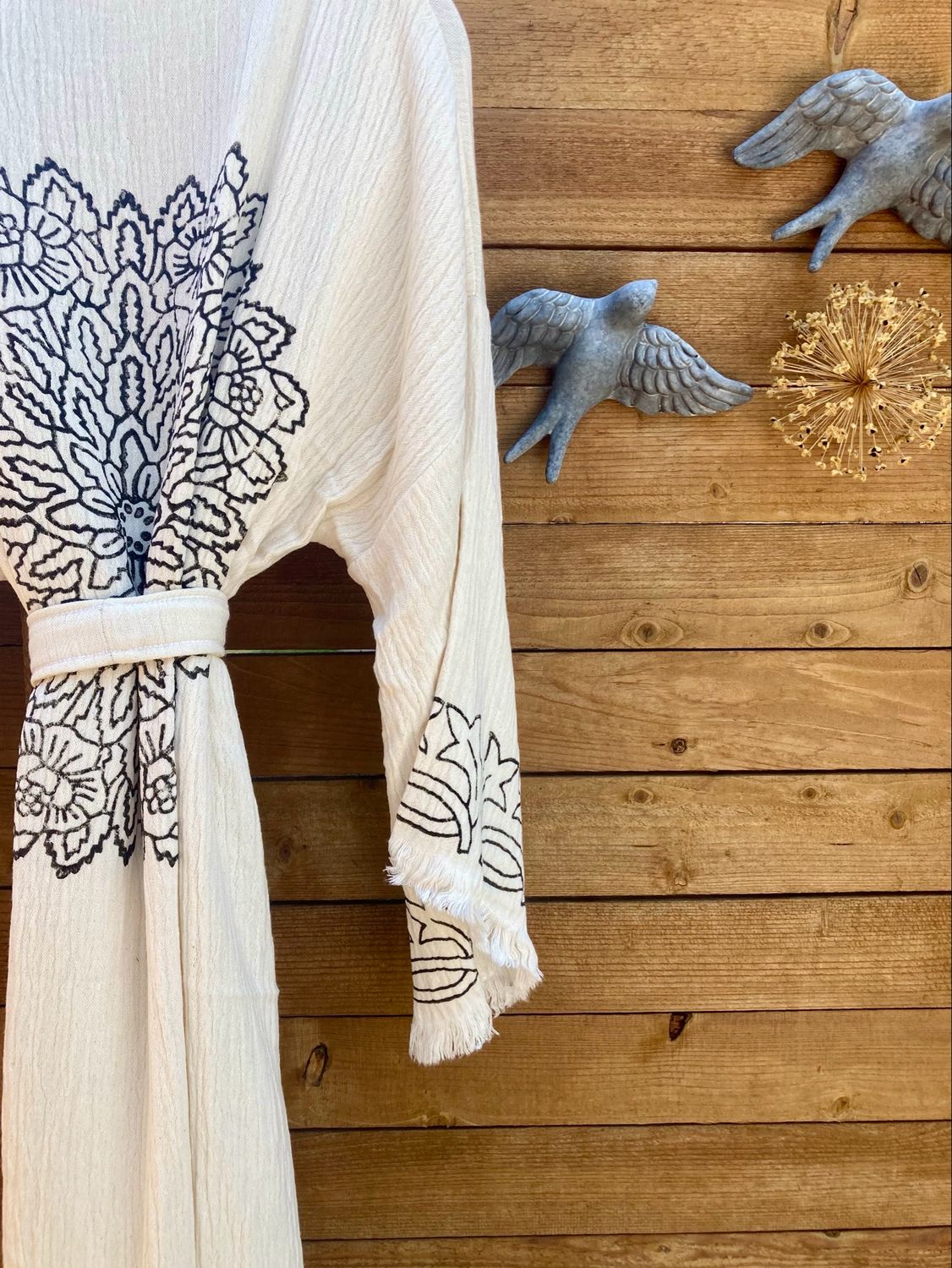 Lotus Mandala Kimono Robe