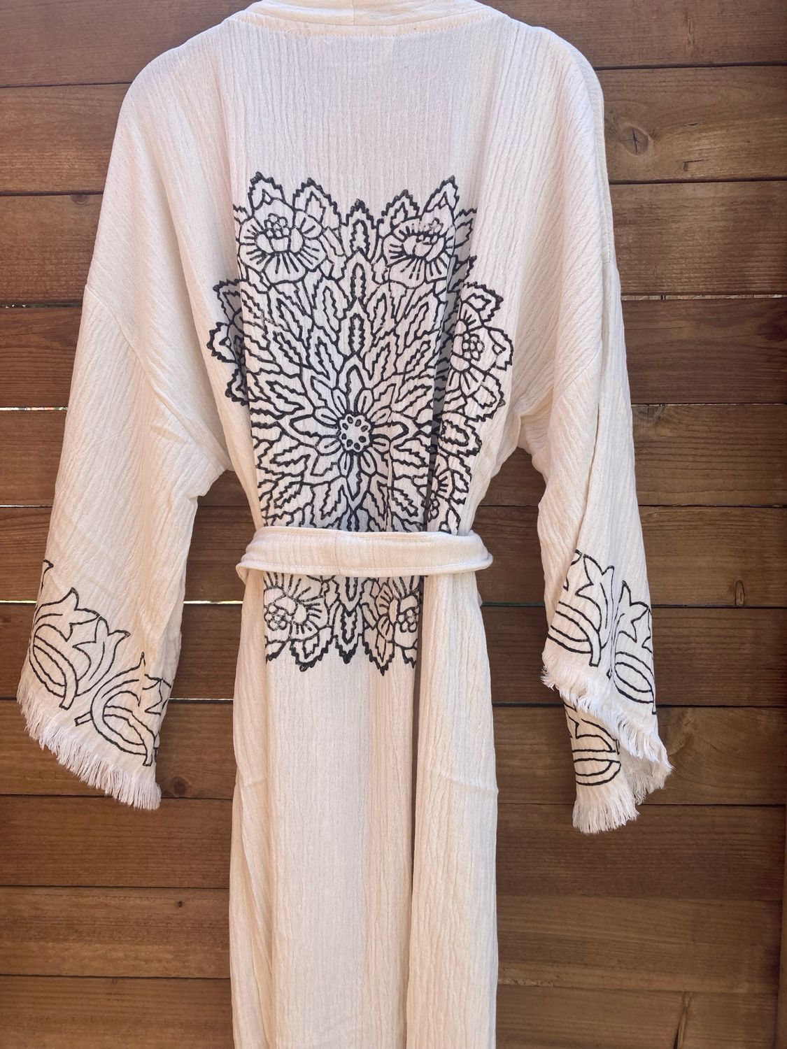 Lotus Mandala Kimono Robe