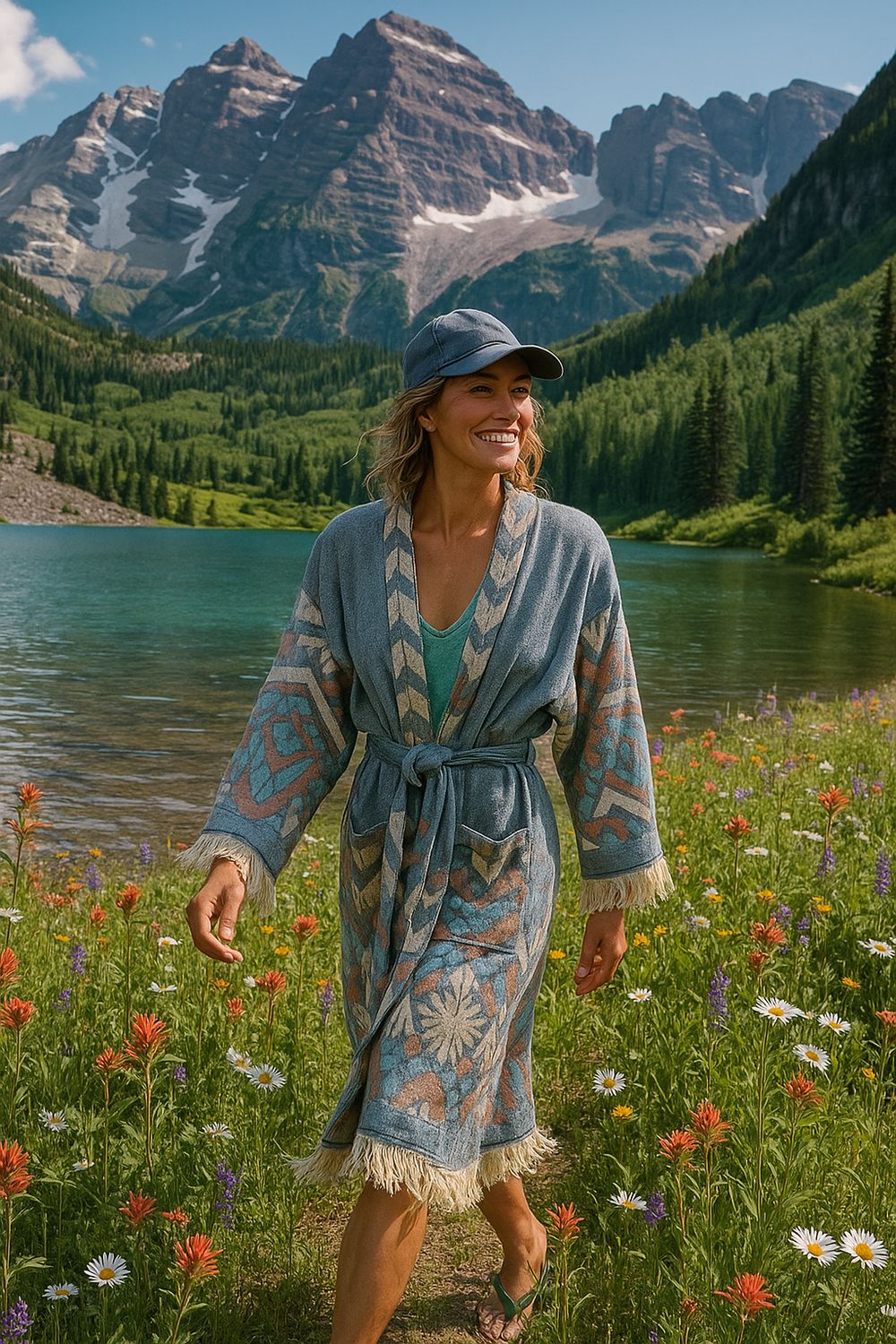 Mandalina Sparrow Kimono Robe