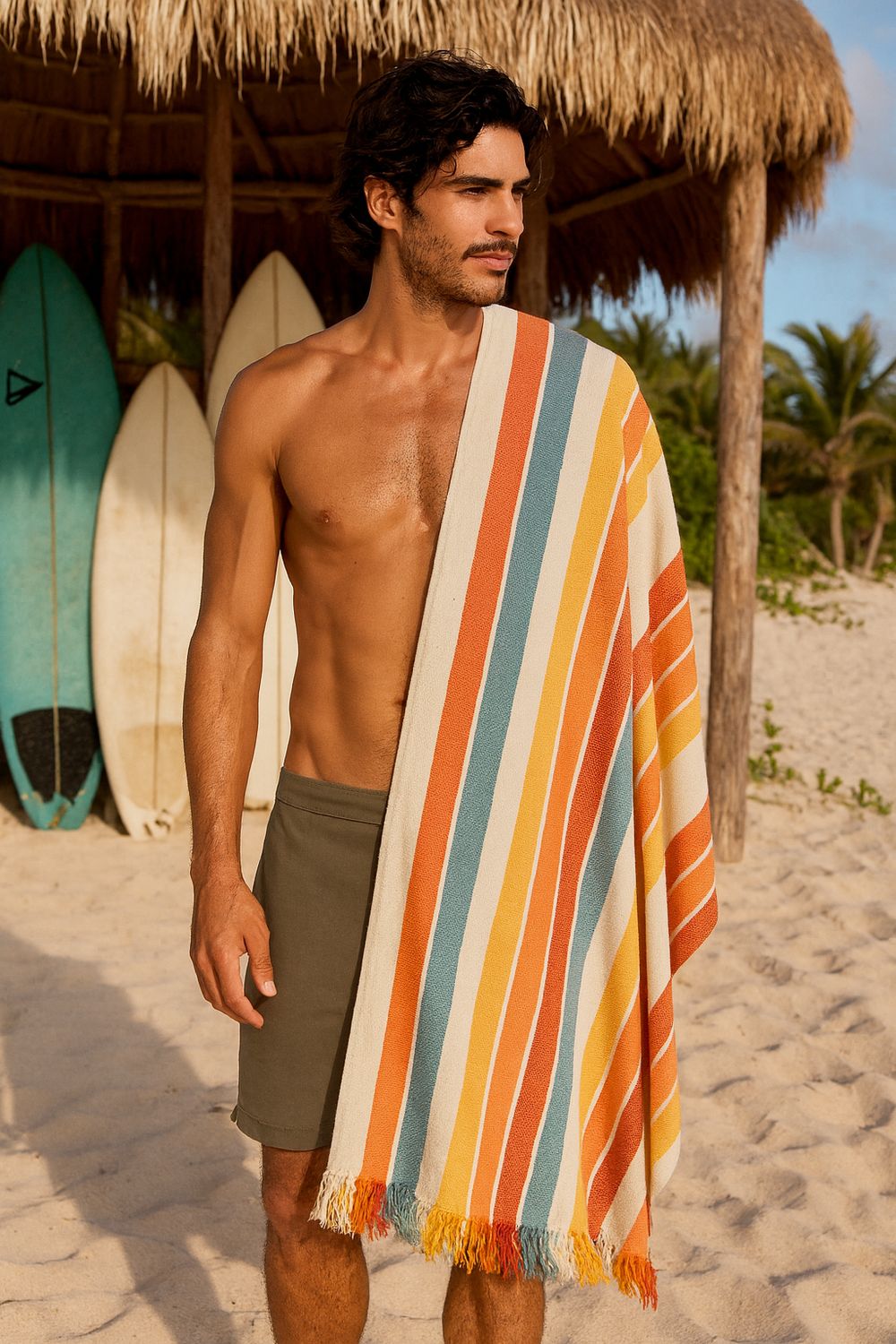 Mandalina Prism Bath/Beach Towel