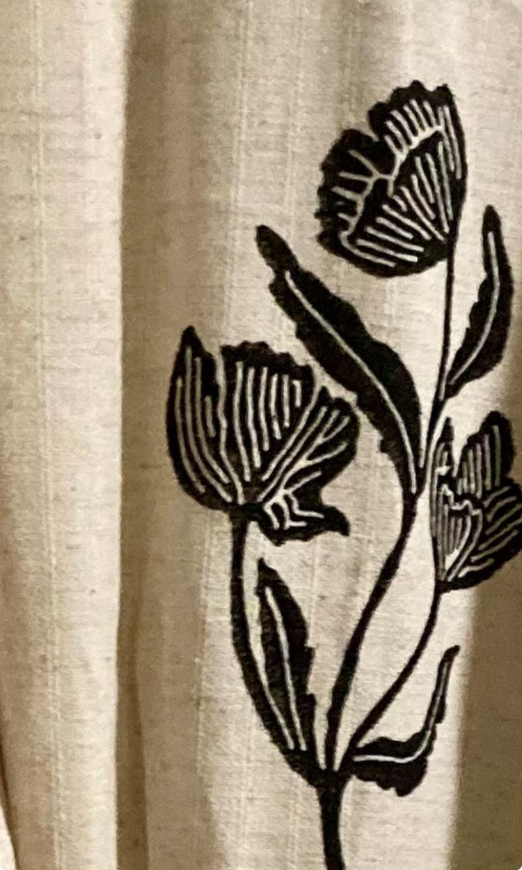 Mandalina Turkish Rose Cotton &amp; Linen Kimono Robe