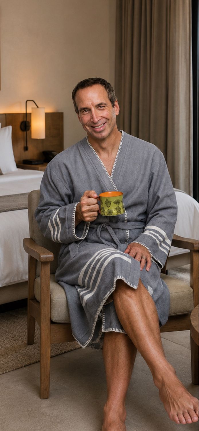 Mandalina Luxe Turkish Cotton Robe
