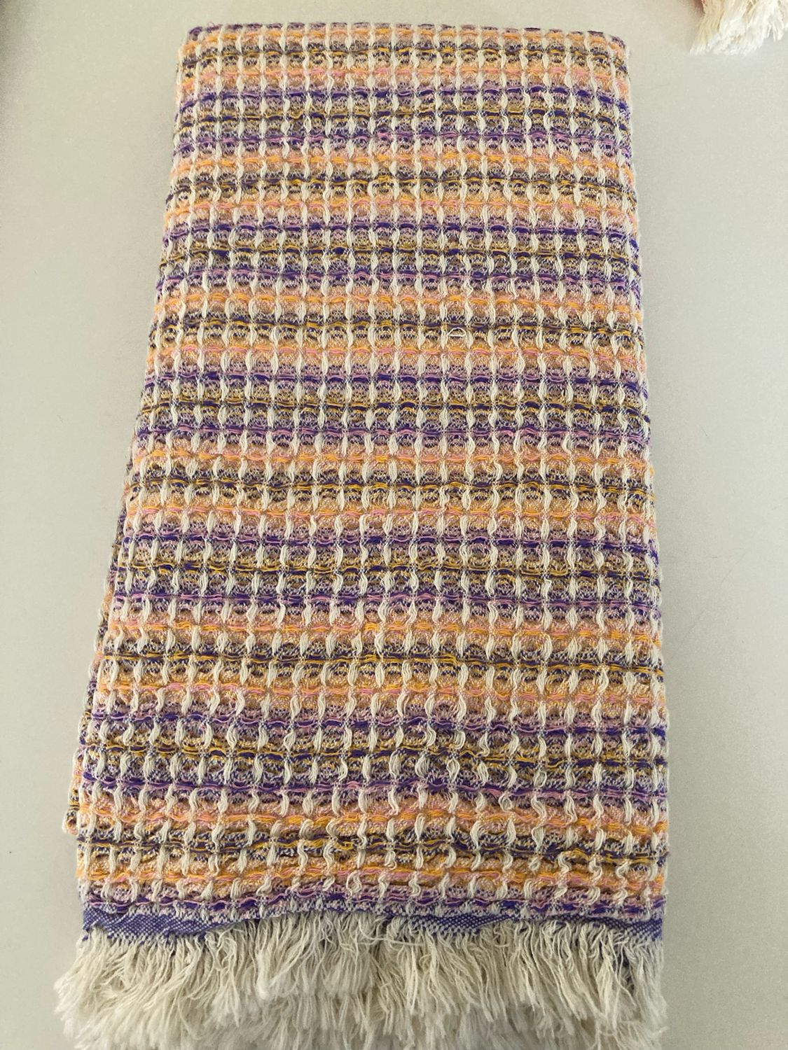 Mandalina Ombré Waffle Bath Towel