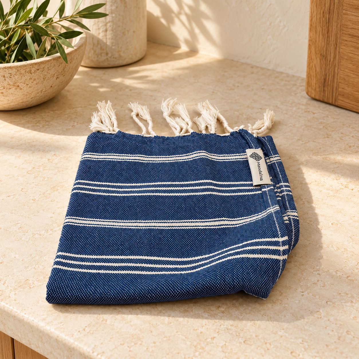 Everyday Stripe Turkish Hand Towel