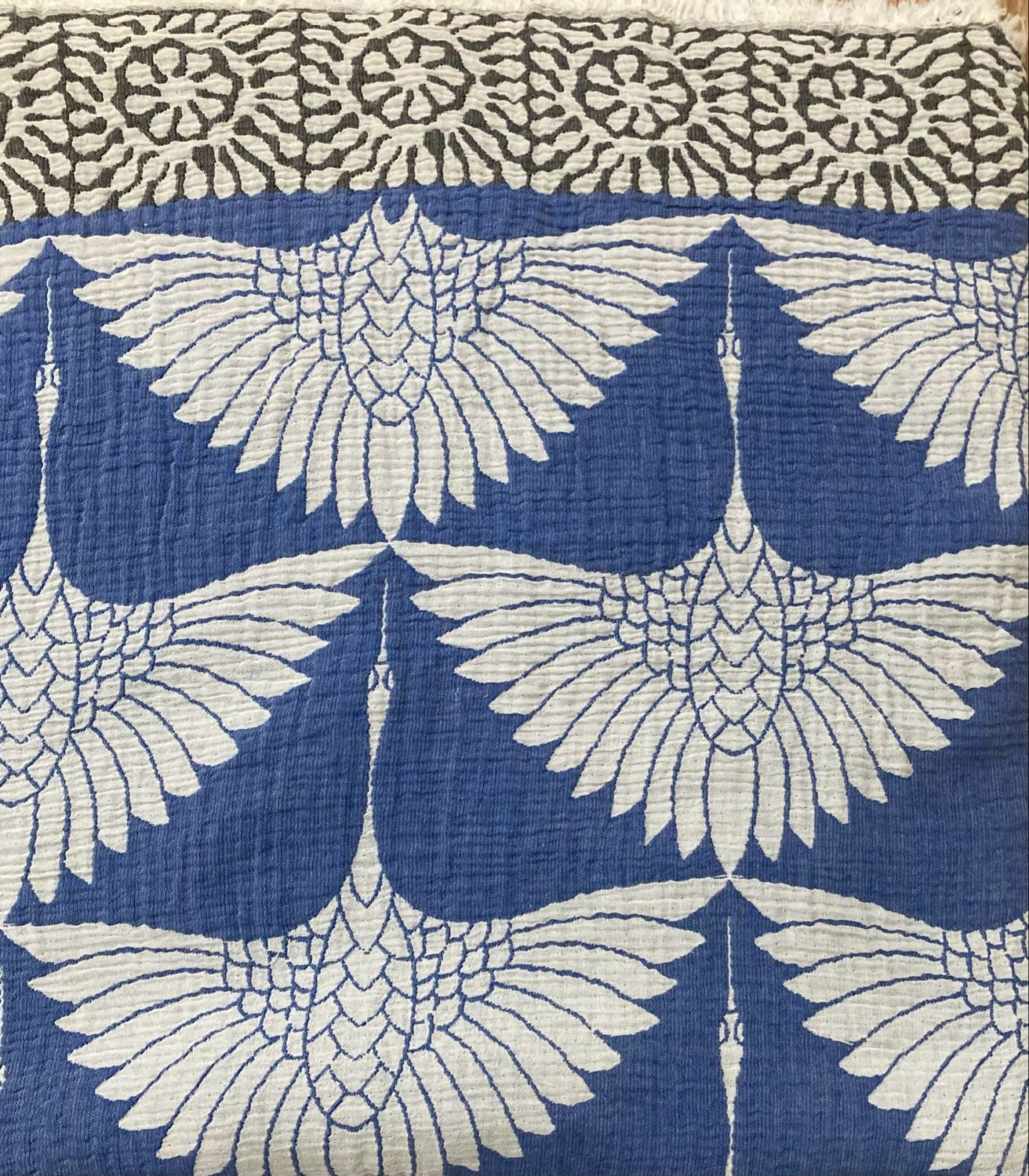 Peace Crane King Bedspread