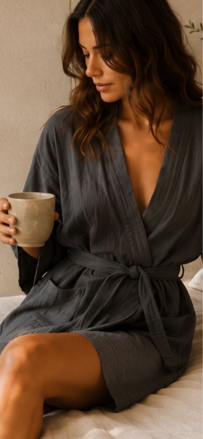 Yoru Lightweight Kimono Robe