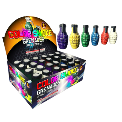 Pull String Color Smoke Grenades