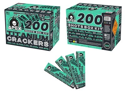 Apex Titanium Crackers™ - 200 Count