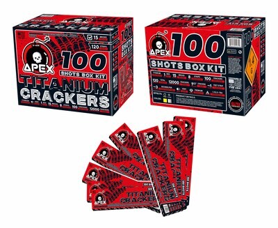 Apex Titanium Crackers™ - 100 Count