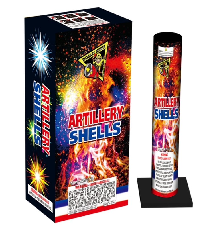 Artillery Shells w/ Whistling Tails