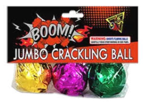 Jumbo Crackling Balls