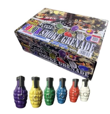 Pull String Color Smoke Grenades (FireHawk)