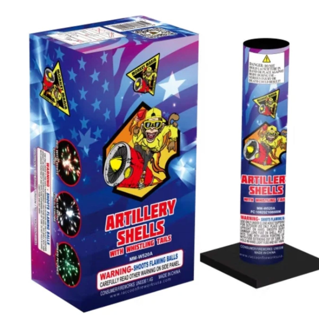 Artillery Shells w/ Whistling Tails