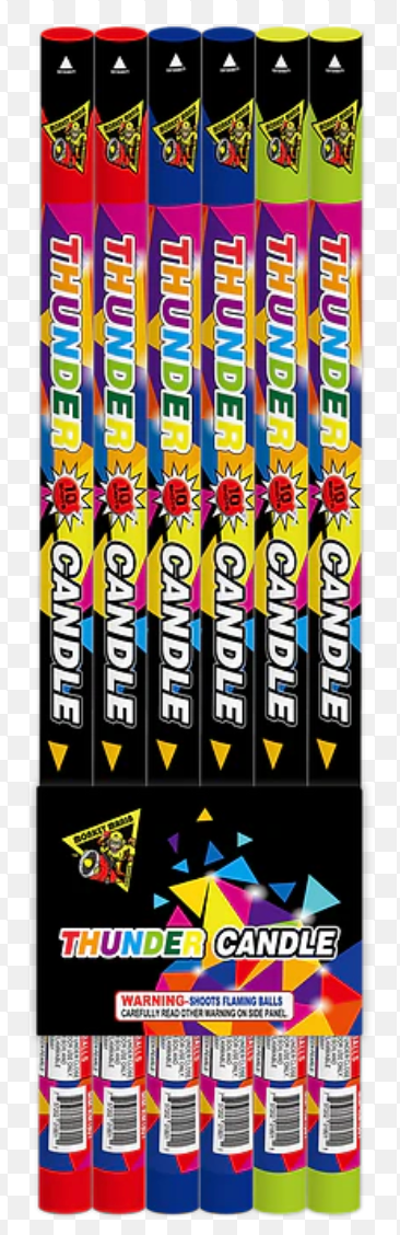 10 Ball Thunder Candle