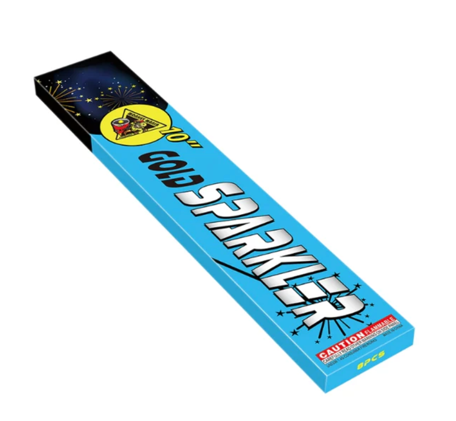 Gold Sparkler 10''