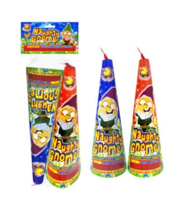 10'' Naughty Gnome Conic Ftn.