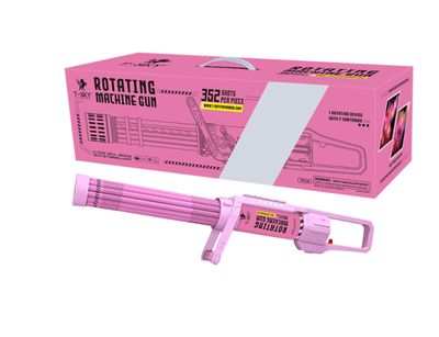Rotating Machine Gun Pink