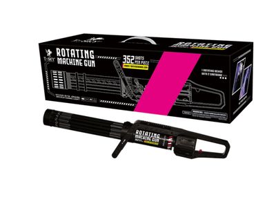 Rotating Machine Gun Black