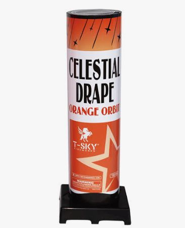 Celestial Drape (Orange Orbit)