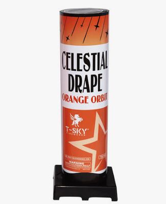 Celestial Drape (Orange Orbit)