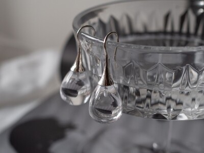 “Raindrops” Silver Earrings