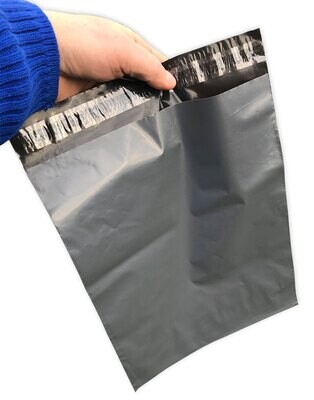 Grey 100% Recyclable Mailing Bags