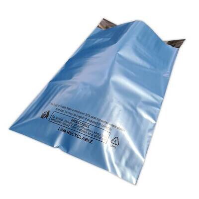 Blue 100% Recyclable Mailing Bags