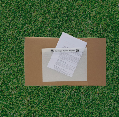 Plastic Free Documents Enclosed Envelopes