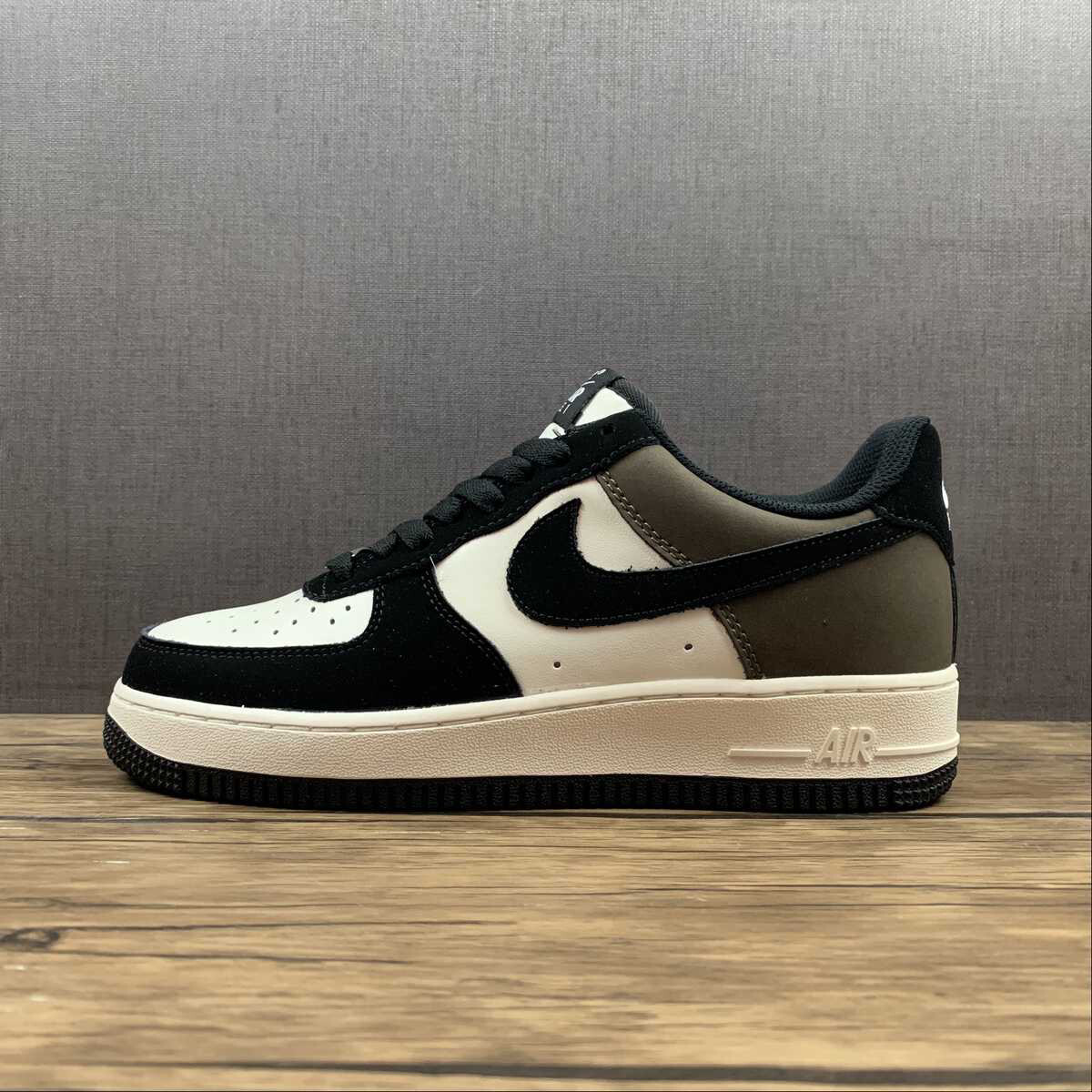Nike Air Force Beige/Black/Brown