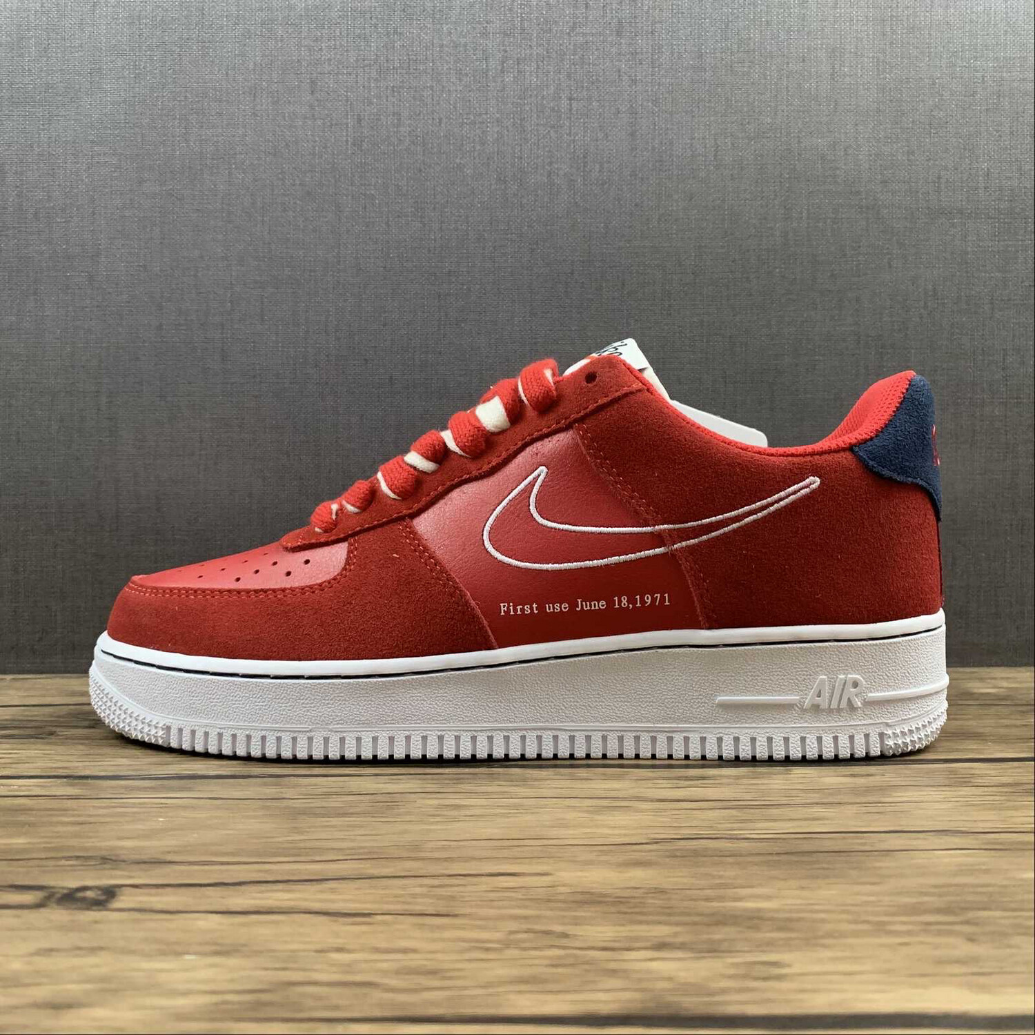 Nike Air Force Red/Blue/Gold