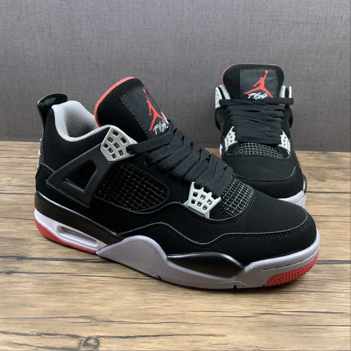Air Jordan Retro 4 Black/Fire Red
