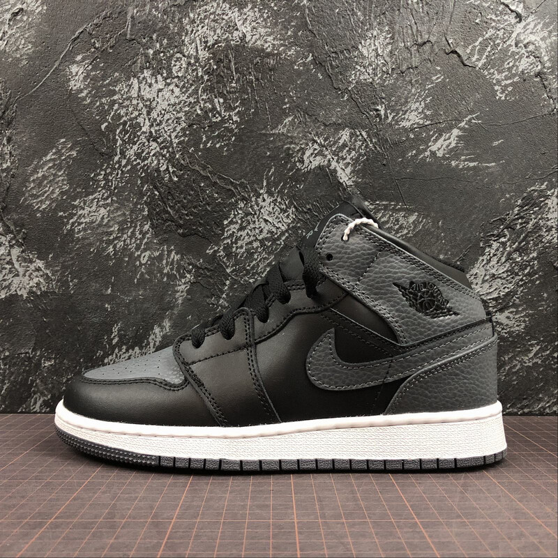Air Jordan Retro 1 Mid Black/Grey