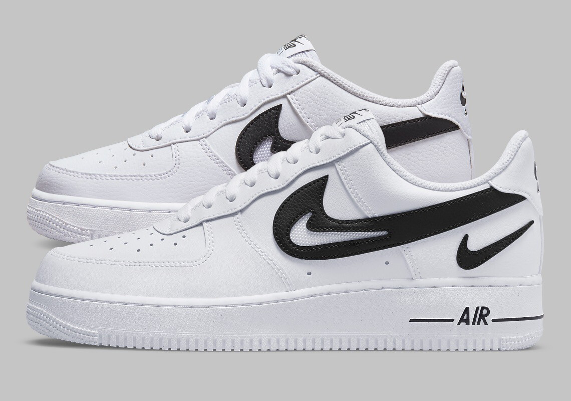 Nike Air Force Double Swoosh Black