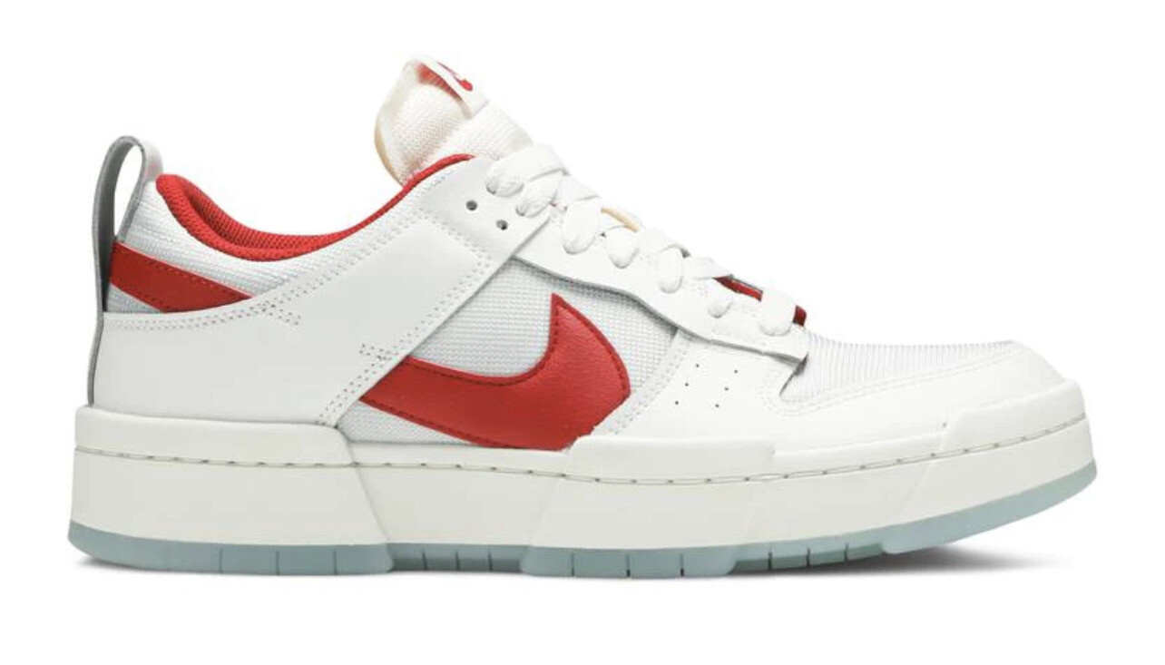 Dunk Disrupt Low “White Gym Red”