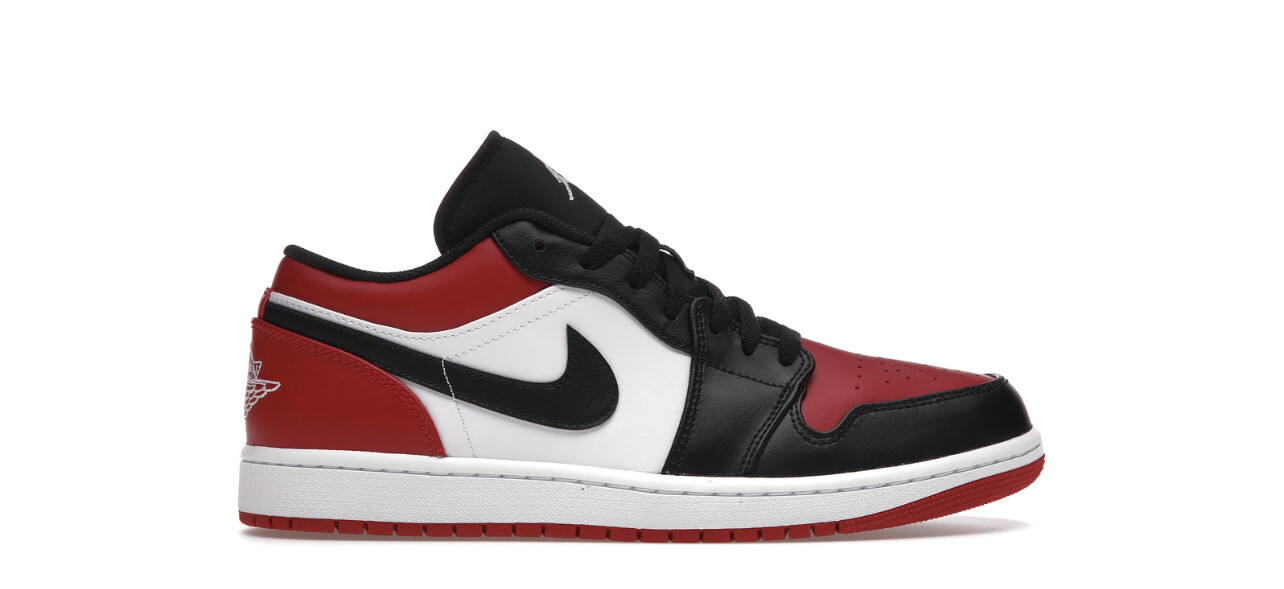Jordan Retro 1 Low “Bred Toe”