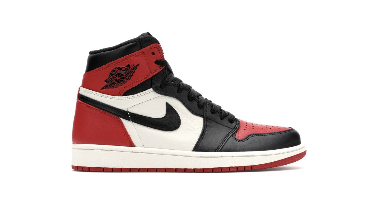 Jordan Retro 1 High “Bred Toe”