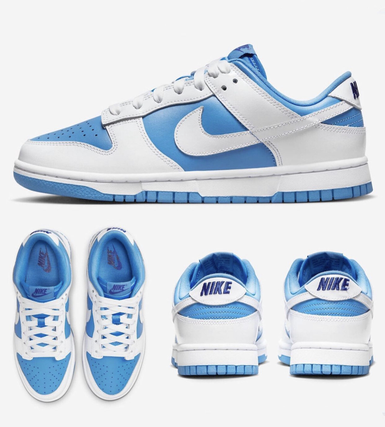 SB Dunk Low “ Reverse UNC”
