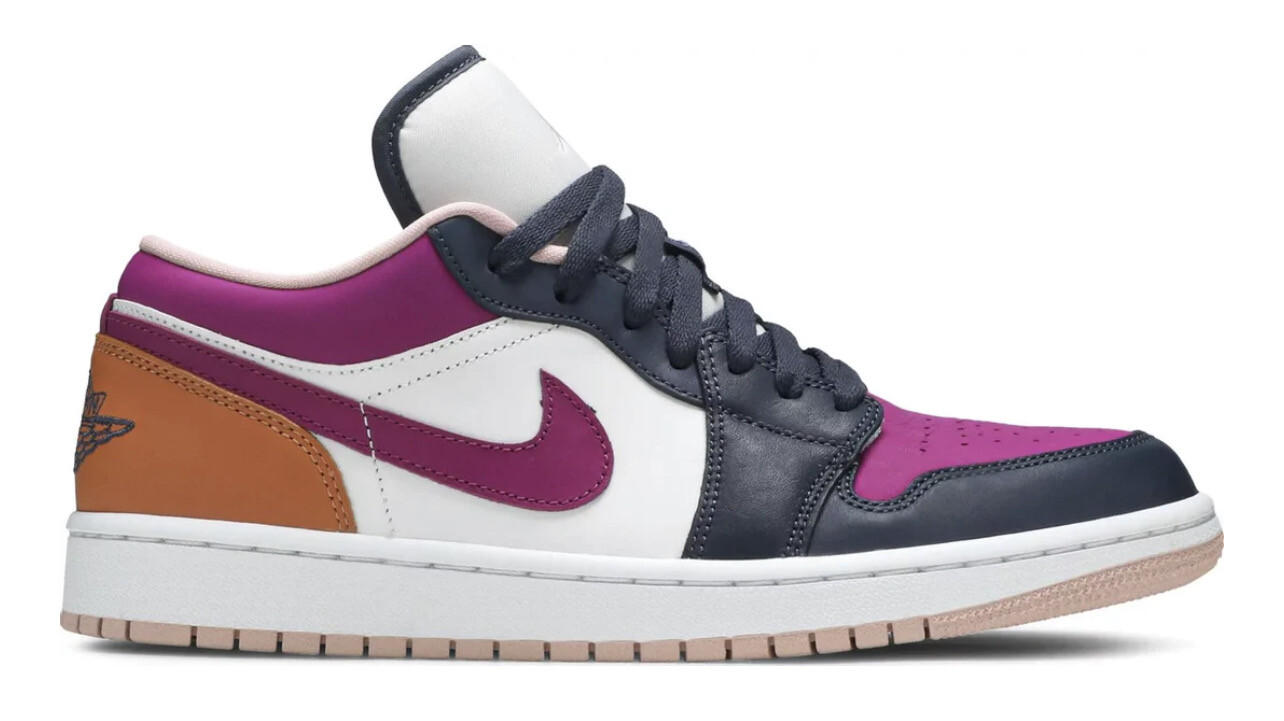 Air Jordan 1 Low SE &#39;Mismatched - Purple Magenta&#39;