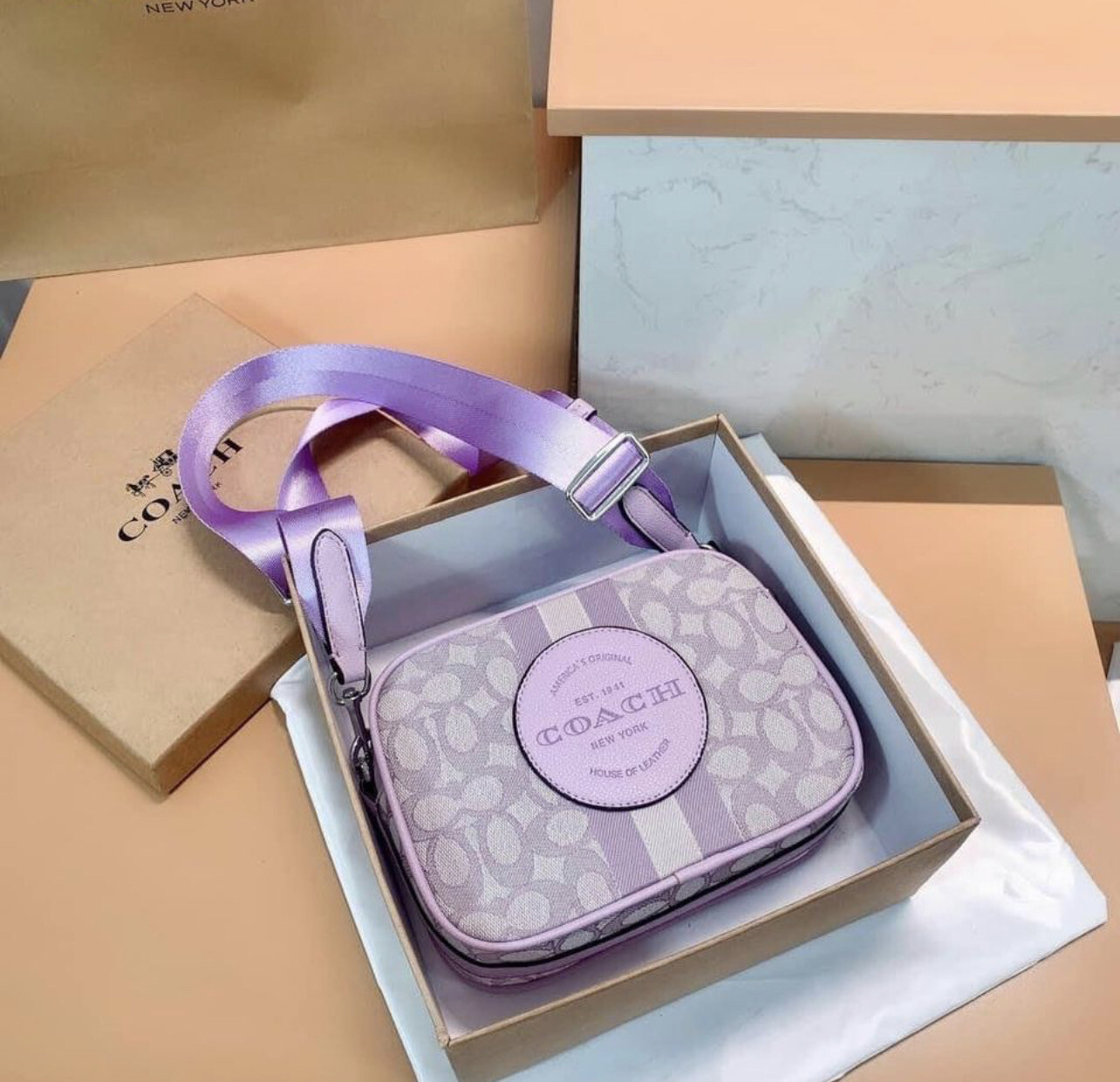 Coach Purple Purse