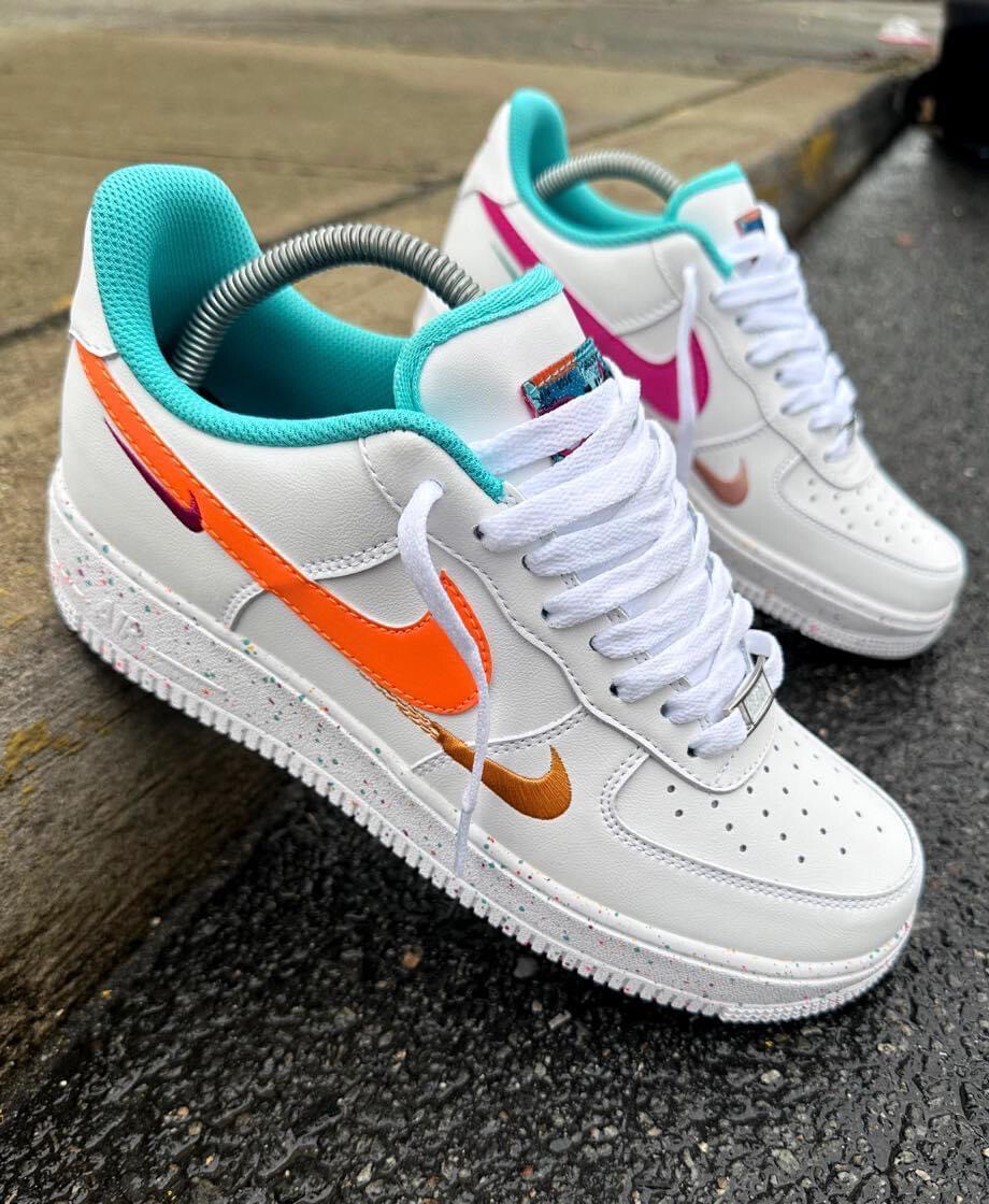 Air Force White/ Orange